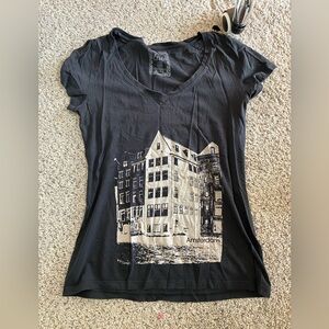 BKE Black Graphic Short Sleeve Tee